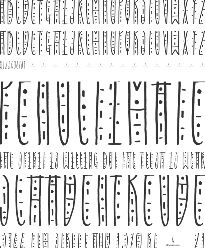 Score Ship font preview