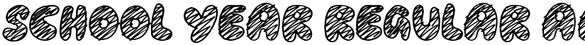 School Year Regular font