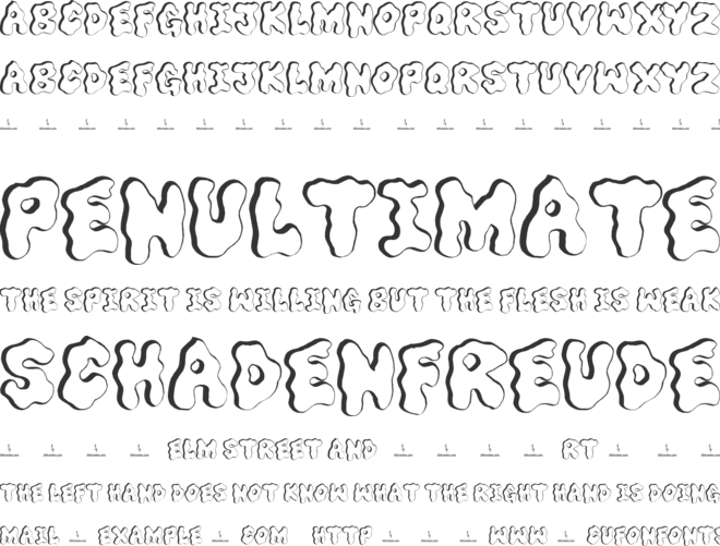 Jelly Cakes font preview