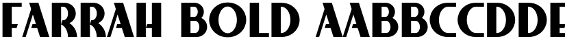 Farrah Bold font
