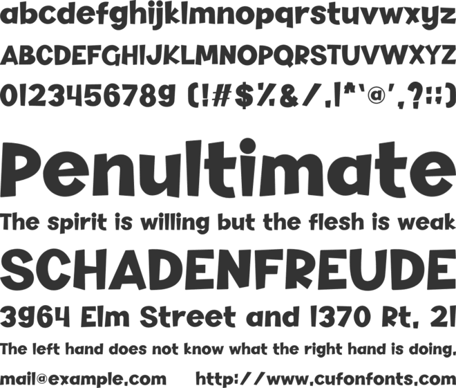 Dino And Friend font preview