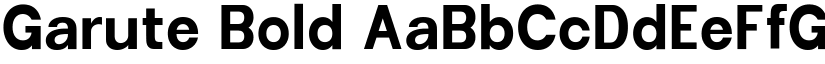 Garute Bold font