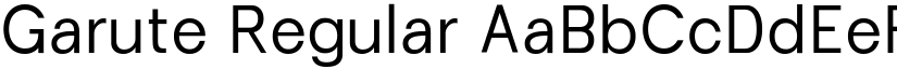 Garute Regular font