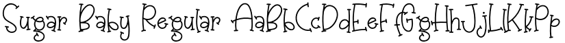 Sugar Baby font download