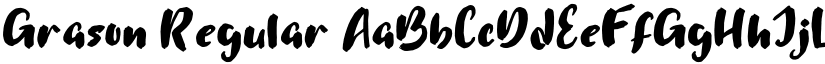 Grason Regular font