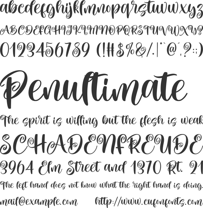 Magical Morotai font preview