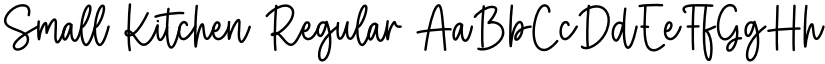 Small Kitchen Regular font