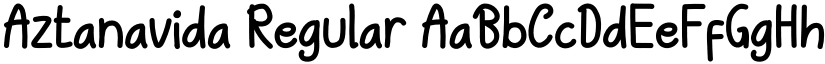 Aztanavida font download