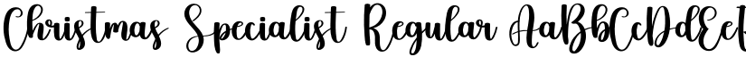 Christmas Specialist font download