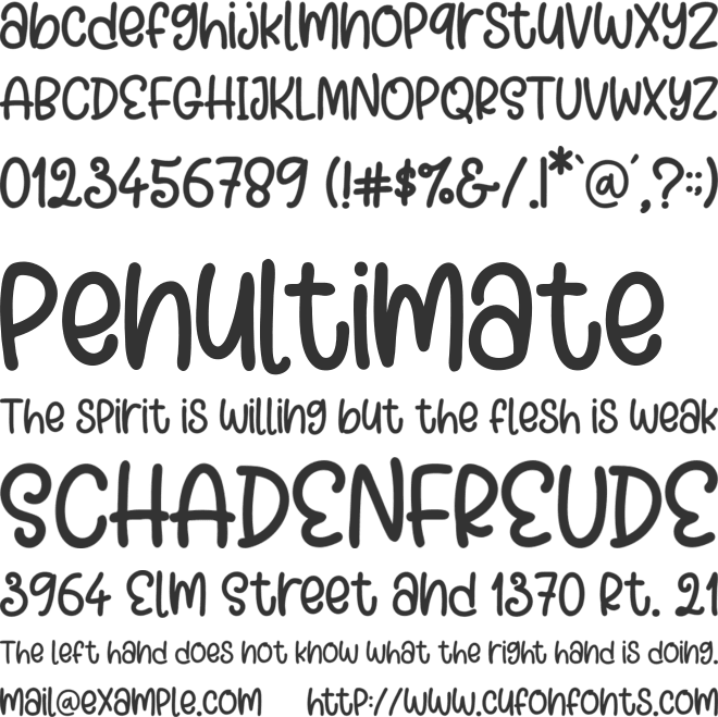 Star Rantam font preview