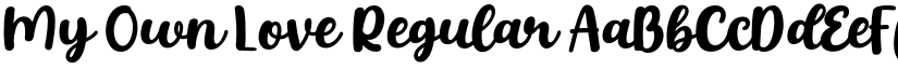 My Own Love font download
