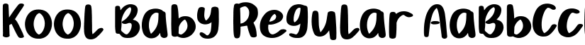 Kool Baby Regular font
