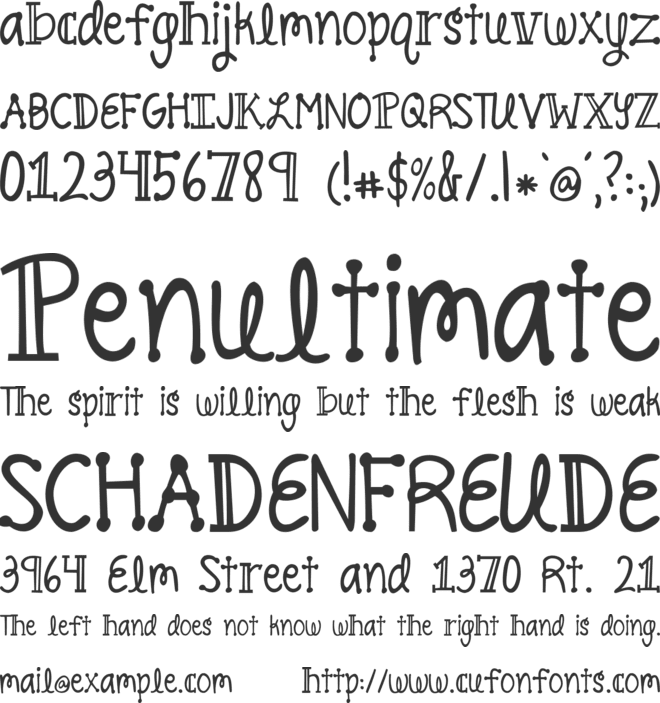 Pineapple Delight font preview