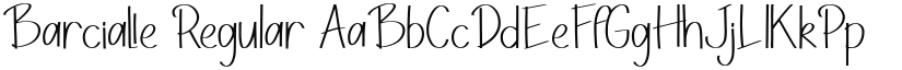 Barcialle font download