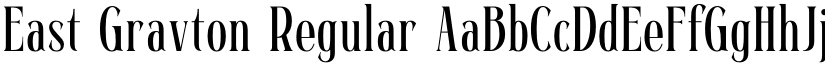 East Gravton Regular font