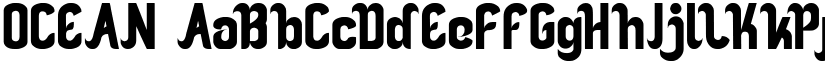OCEAN font