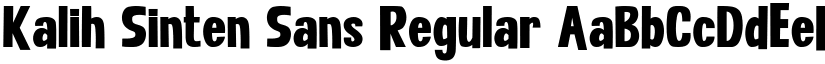 Kalih Sinten Sans font download