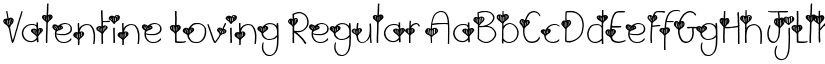 Valentine Loving Regular font