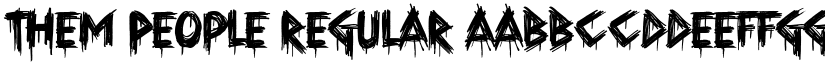 Them People Regular font