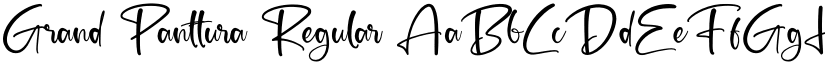 Grand Panttura Regular font