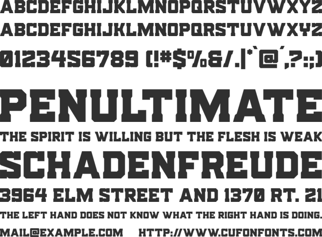 Indian Steeds font preview