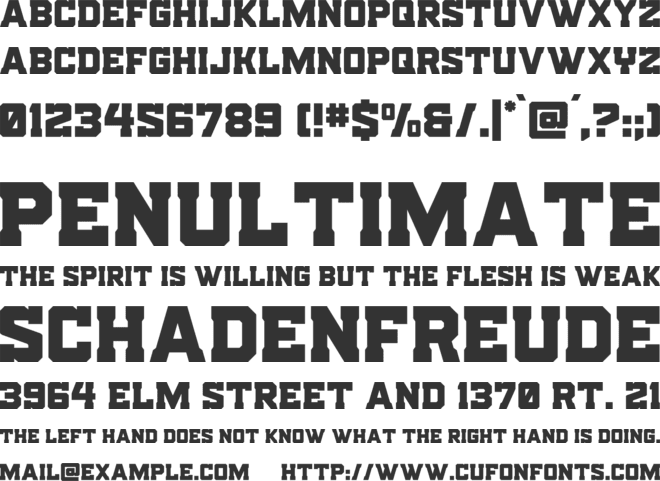 Indian Steeds font preview