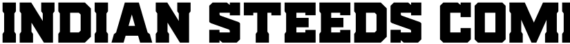 Indian Steeds Compact Regular font