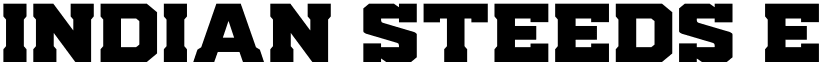 Indian Steeds Expanded Regular font