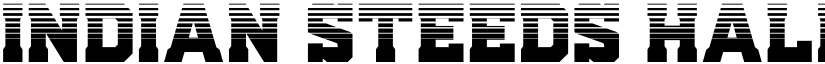 Indian Steeds Halftone Regular font