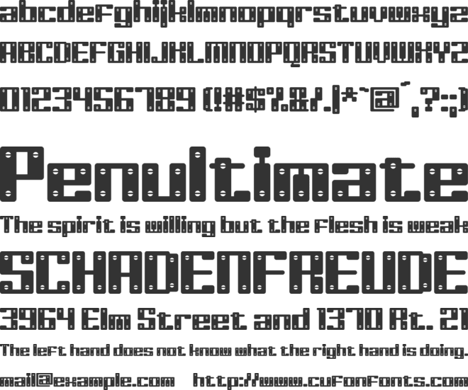 Little Toy Builders font preview