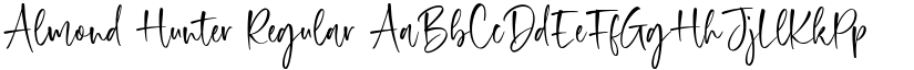 Almond Hunter Regular font