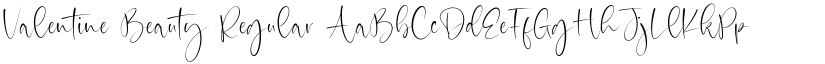 Valentine Beauty Regular font