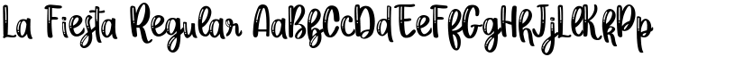 La Fiesta Regular font