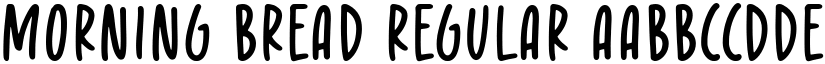 Morning Bread Regular font