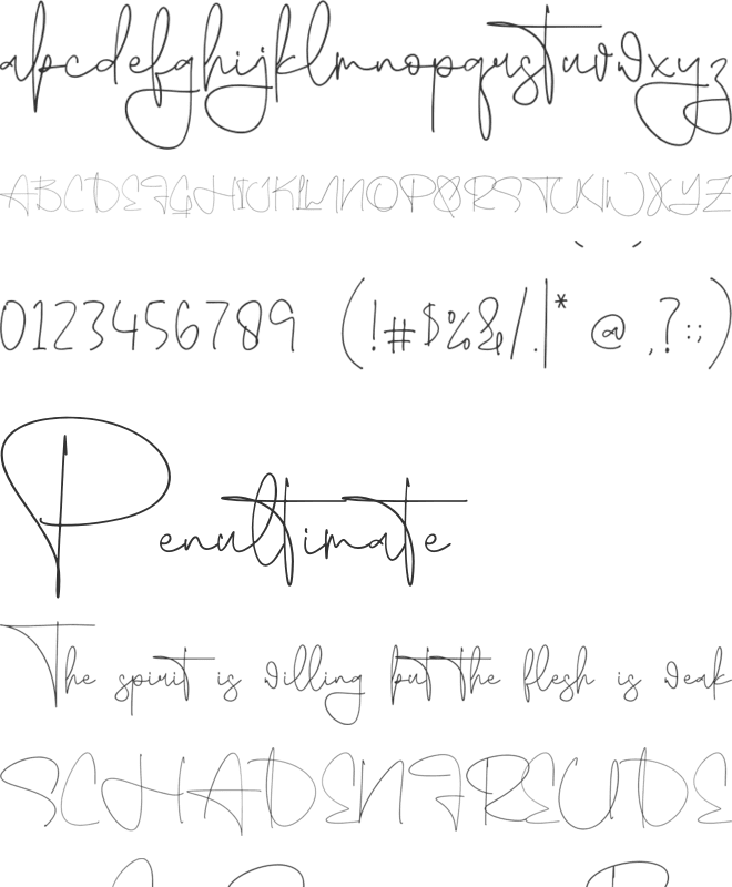 Restonasi font preview