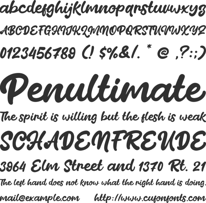 Blang Haloc font preview
