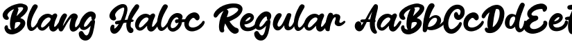 Blang Haloc font download