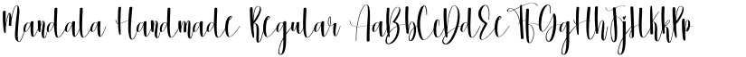 Mandala Handmade font download