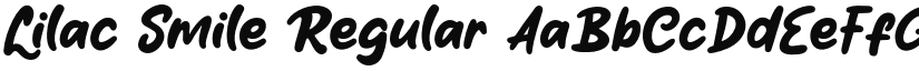 Lilac Smile font download