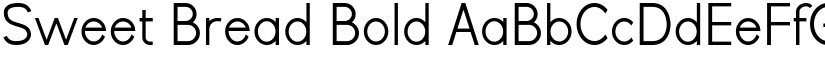 Sweet Bread Bold font
