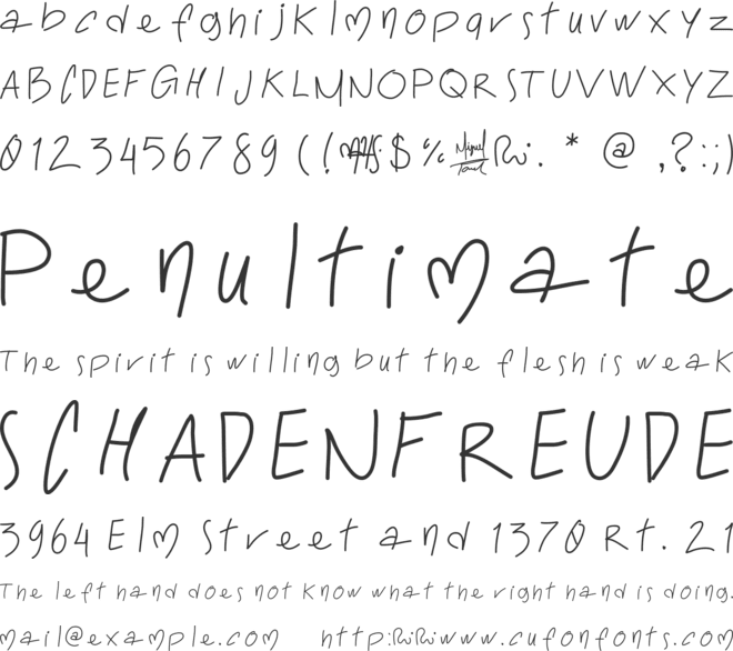 ToralfontClassic font preview