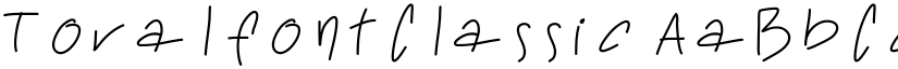 ToralfontClassic font