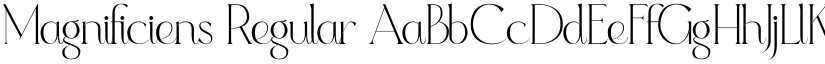 Magnificiens font download
