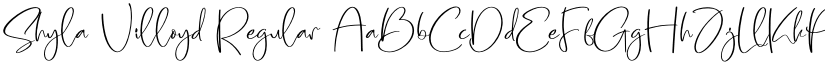Shyla Villoyd Regular font