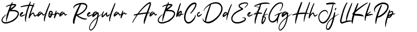 Bethalora font download