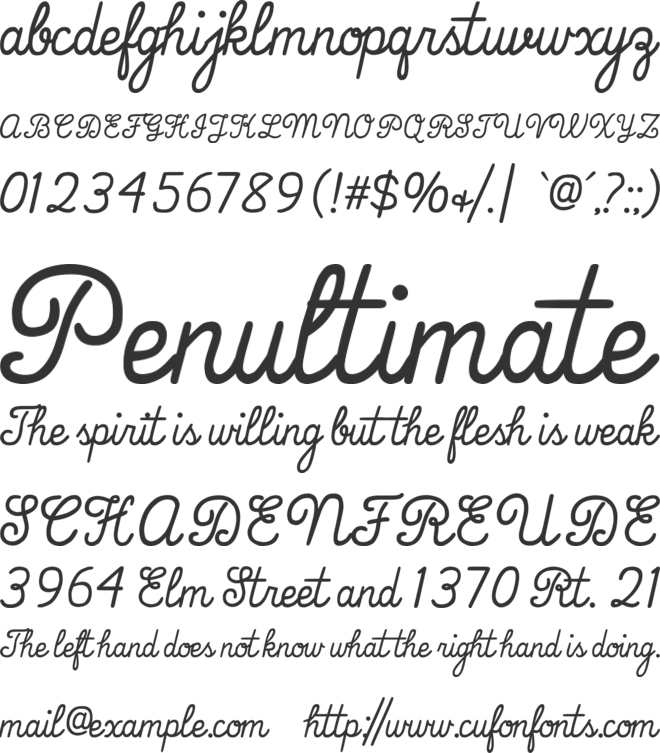 That's Font Folks! font preview