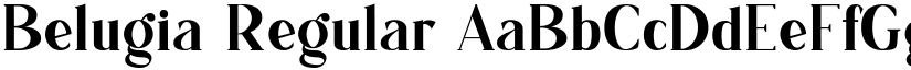 Belugia Regular font