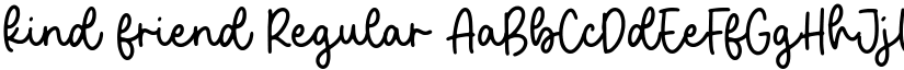 kind friend font download