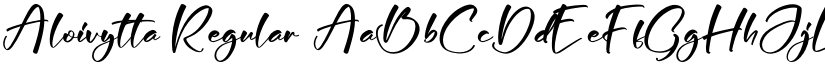 Aloivytta font download