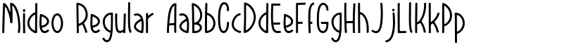 Mideo font download